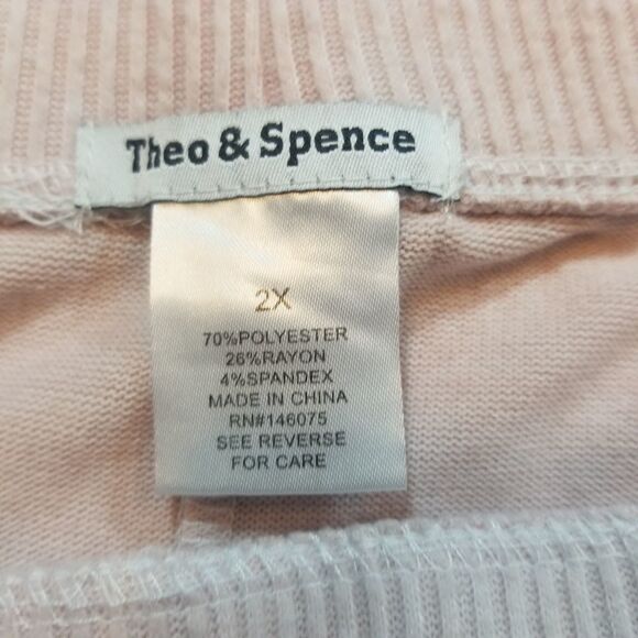 Theo‎ & Spence Rainbow Ombre Sweat Pants Sz 2X - Picture 5 of 5